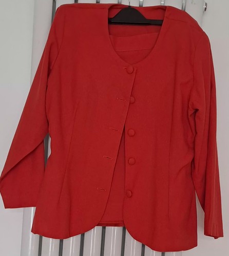 Vintage red above - red, skirt