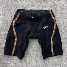 Speedo Fastskin LZR Pure Intent Jammer Mens Size 23 Shorts Black Rose Racing