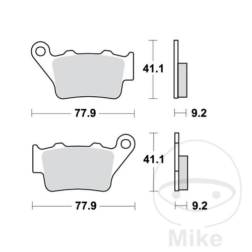 Trw sintered rear - sintered,