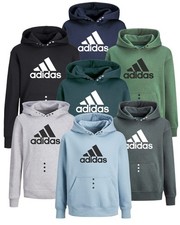 Adidas Men's Trefoil Fleece Hoodie Hooded Sweatshirt Free Delivery