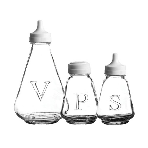 Glass salt pepper - glass,