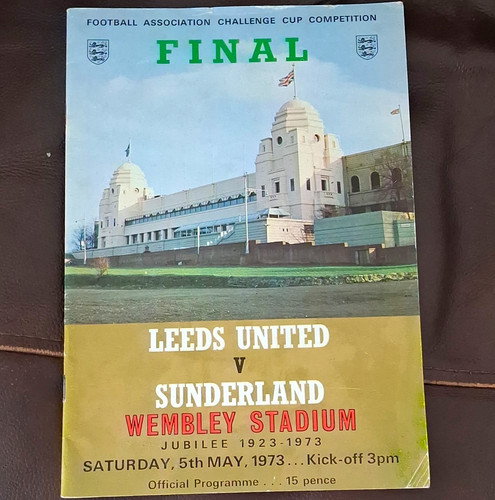Cup final programme leeds - fa,