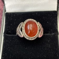 Celtic Carnelian Sterling