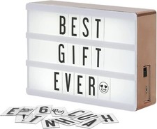 Cinema lightbox rose - lightbox, gold