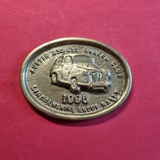 Austin A30/A35 Owners Club. Lincolnshire Group Rally 1996. Oval Brass Plaque.