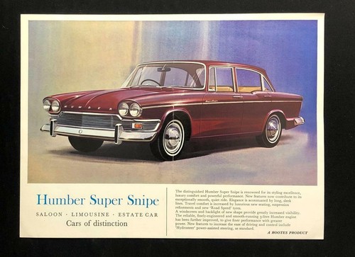 Humber super snipe saloon - humber,