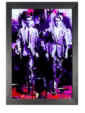 The Krays Fresco Strong Identical Twin Brothers English Criminals Film Poster 