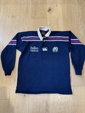 SCOTLAND NATIONAL TEAM RUGBY UNION LONG SLEEVE JERSEY CANTERBURY L FAMOUS GROUSE