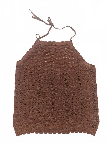 Primark brown glitter knitted
