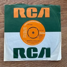 7" VINYL RECORD THE KINKS "SUPERSONIC ROCKET SHIP" RCA 1972 COMPANY SLEEVE
