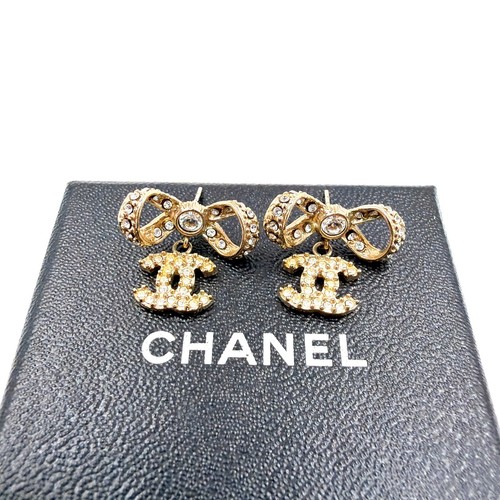 Chanel logo ribbon bow - ribbon,