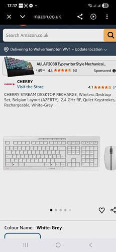 Cherry stream desktop recharge - desktop,