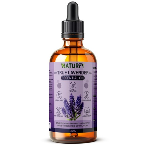 Pure lavender essential oil - lavender,
