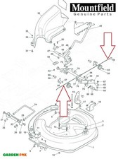 Genuine mountfield 827h ride - mountfield,