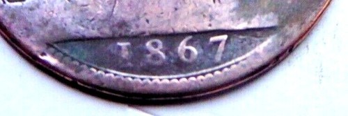 Rare victorian one penny - penny, coin