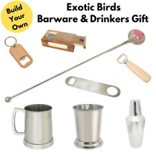 Exotic Birds Barware