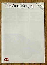 The Audi Range 1985  Brochure