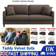3 Seater Teddy Velvet Sofa