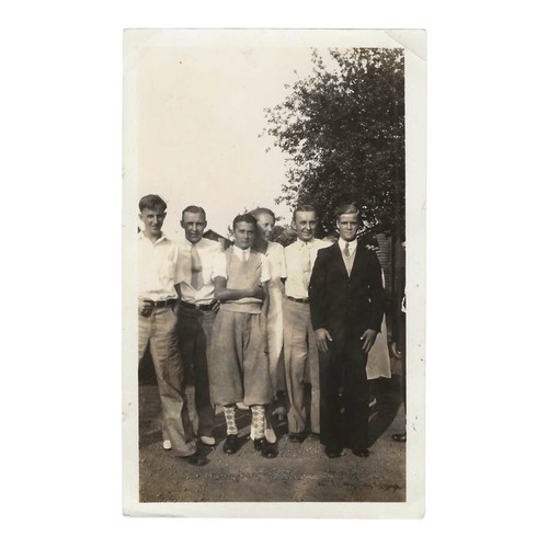 Vintage snapshot photo group - vintage,