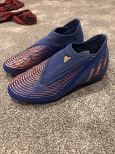 Adidas Predator  Blue Laceless Football  Boots 5