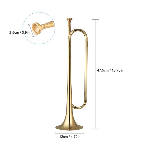Brass bugle call - bugle,