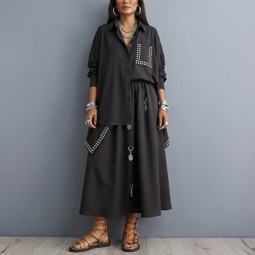 Black urban street chic - black,