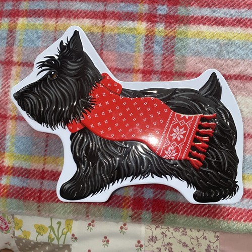 Scottie dog tin empty - scottie,