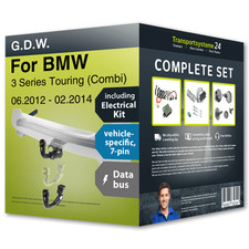 Towbar detachable for BMW 3