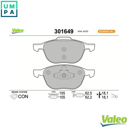 Brake pad set disc - brake,