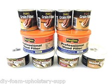 Rustins Wood Filler Grain Filler Professional Filler Natural Mahogany Teak Oak