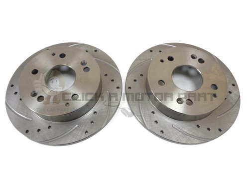 Rear drilled grooved brake - rear,