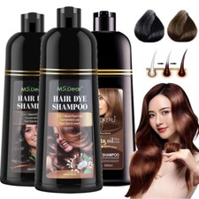 500ml Hair Dye Shampoo Natural