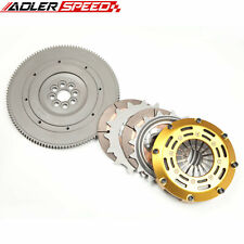 Racing Twin Disc Clutch & Flywheel For Acura RSX Honda Civic Si K20 K24 K-series