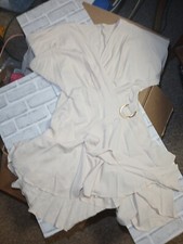Womens Beige Size Large Knee