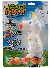 Unicorn Popper White Squeeze Soft Foam Ball Shooter - Hog Wild Cheatwell Games