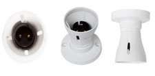 Bayonet batten white ceiling - white,