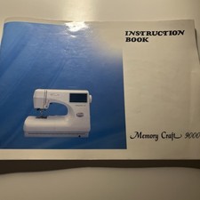 Janome Memory Craft 9000 excellent  Instruction Book for Sewing Machine