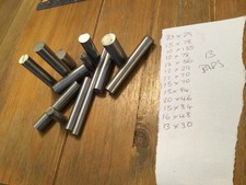 Random off cuts silver steel