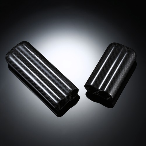 Black carbon fiber cigar - carbon, 2-cigar