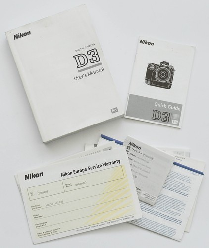 Nikon users manual - -,