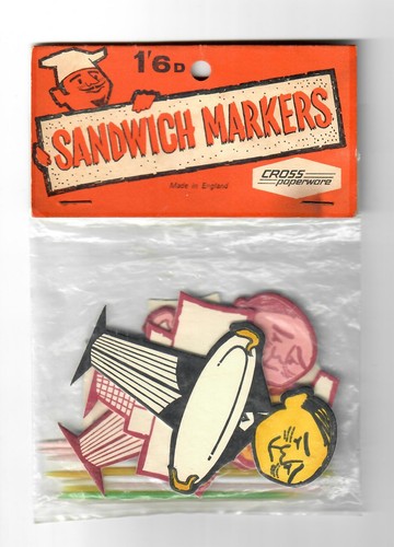 Vintage sandwich markers - vintage,