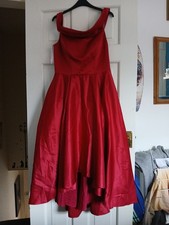 Stunning JJS House Burgandy Satin Style  Bridesmaid/prom Dress Size 14