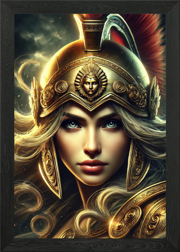 Athena framed wall - wall, art