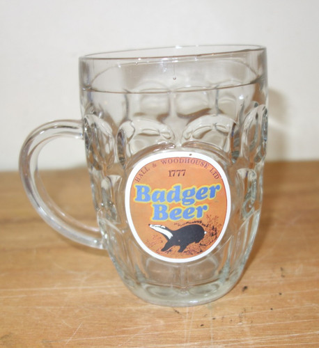 Badger beer dimpled - dimpled, vintage