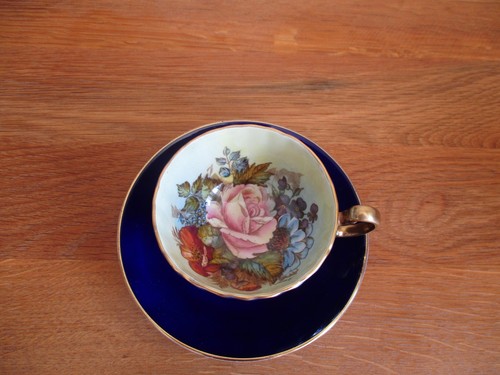 Aynsley cobalt blue cabbage - aynsley,