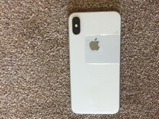 Apple iPhone x - 256GB - Silver (Unlocked)-x.408-fully works