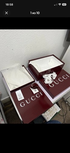 Gucci gift box set - box, burgundy