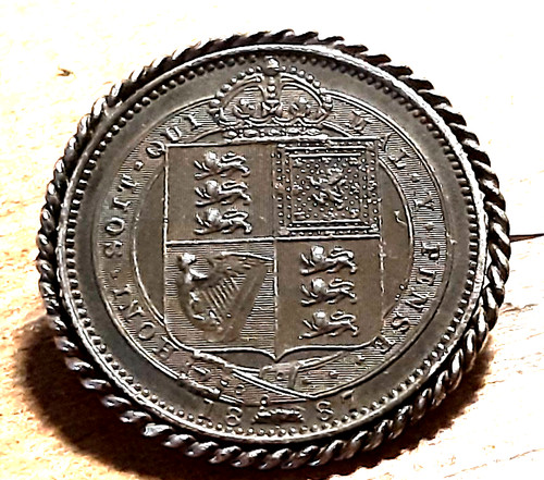 Nice victoria silver shilling - victoria,