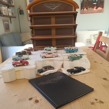 FRANKLIN MINT THE CLASSIC CARS OF THE FIFTIES COLLECTION, WITH STAND AND BOOK