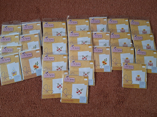 Cross stitch kits - cross, job